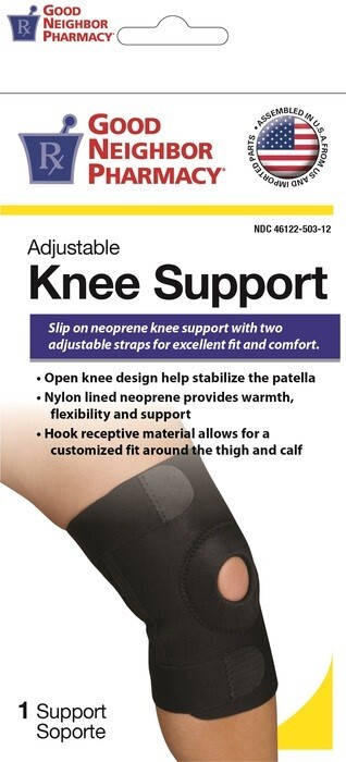 GNP KNEE SUPPORT OPEN PAT NEO BLACK S/M