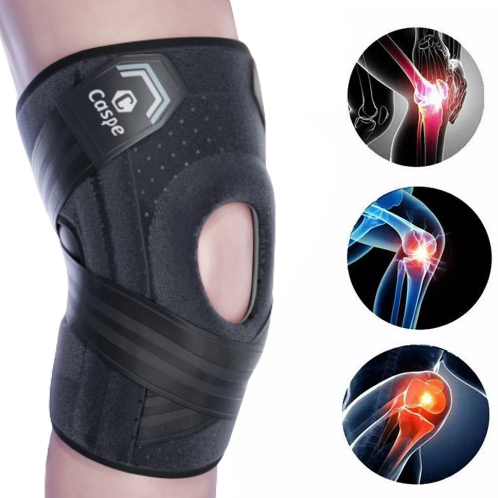 Knee Brace Adjustable Compression Support for Sport Joint Pain Arthritis Relief