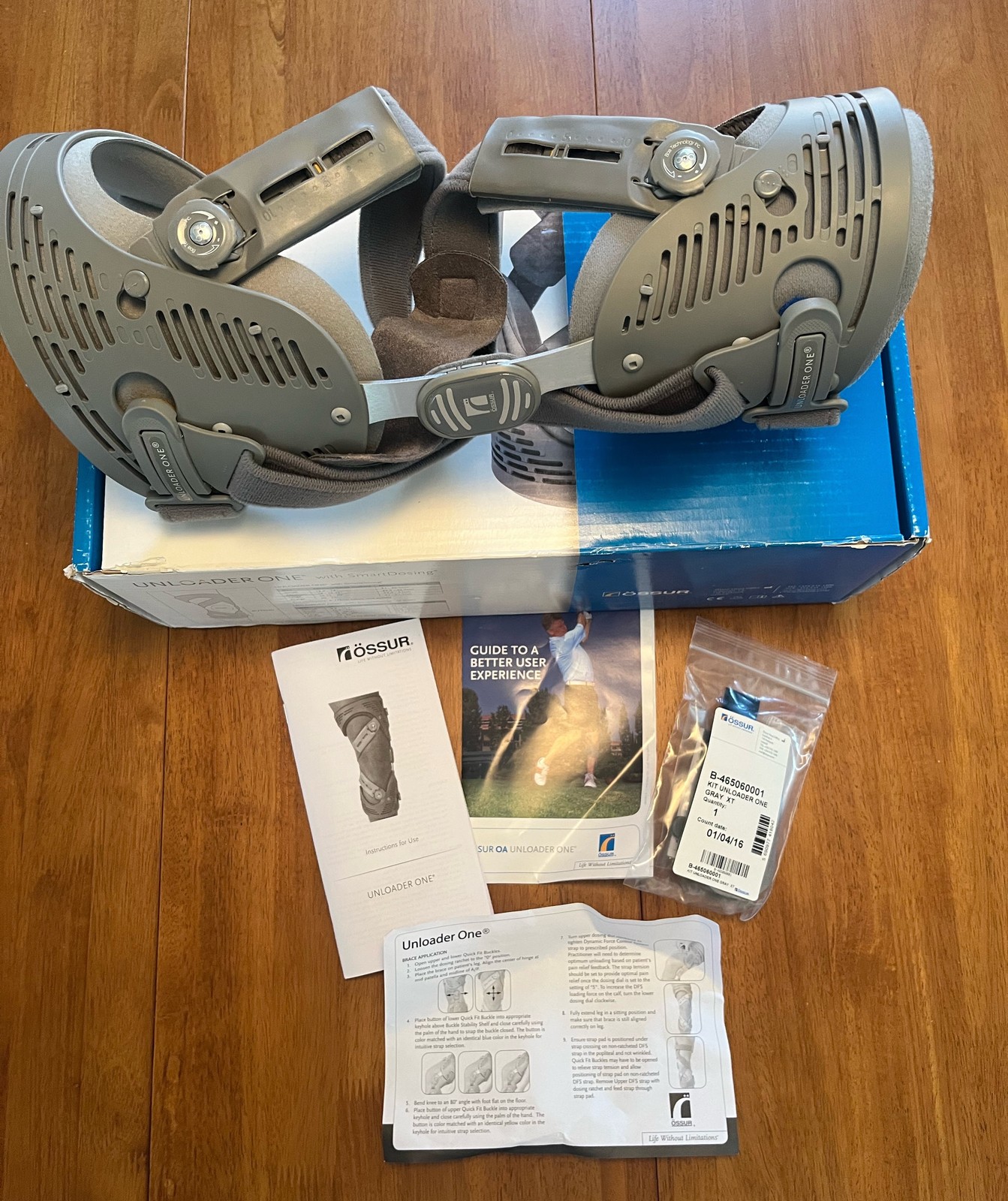 Ossur Unloader One with SmartDosing Medial Left Knee Brace Size Medium w/ Box
