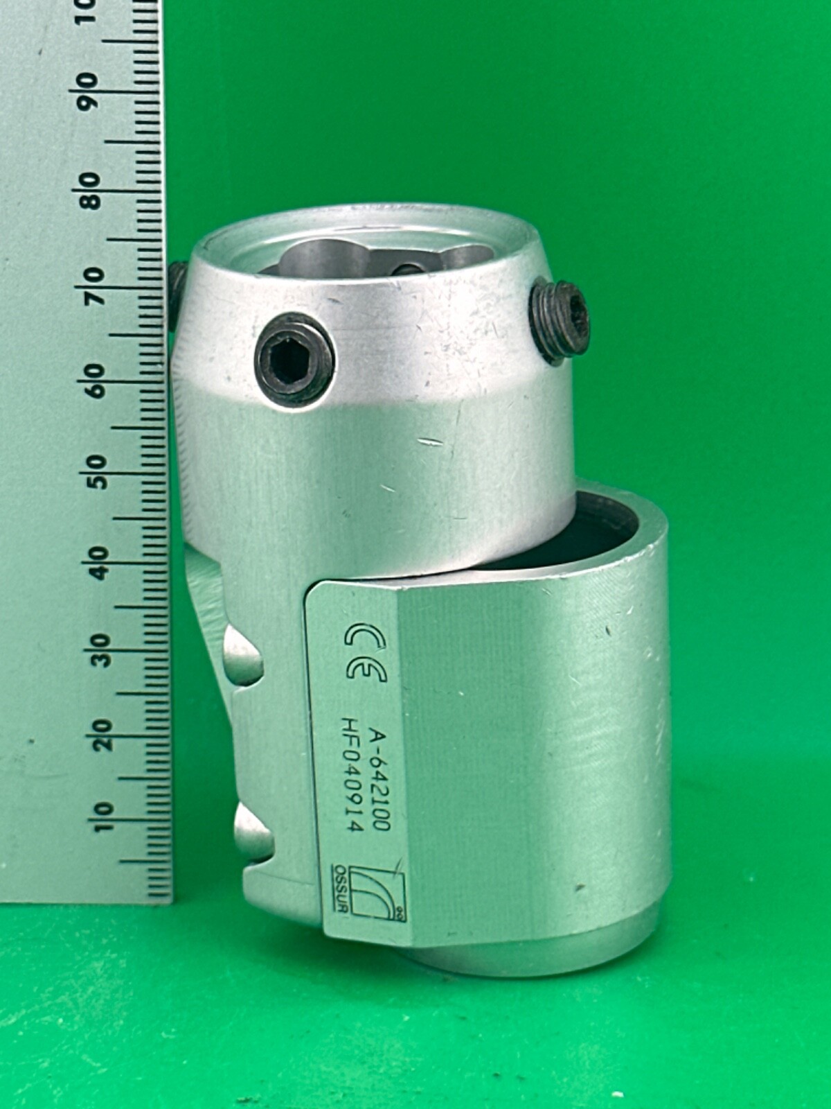 Ossur A-642100 14.5mm offset Prosthetic component Adapter part.
