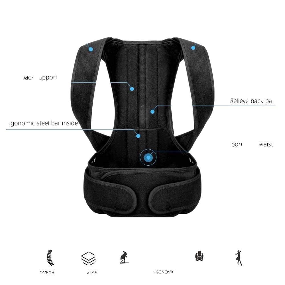 Posture correction (S,L &XL) sizes (Message for size)