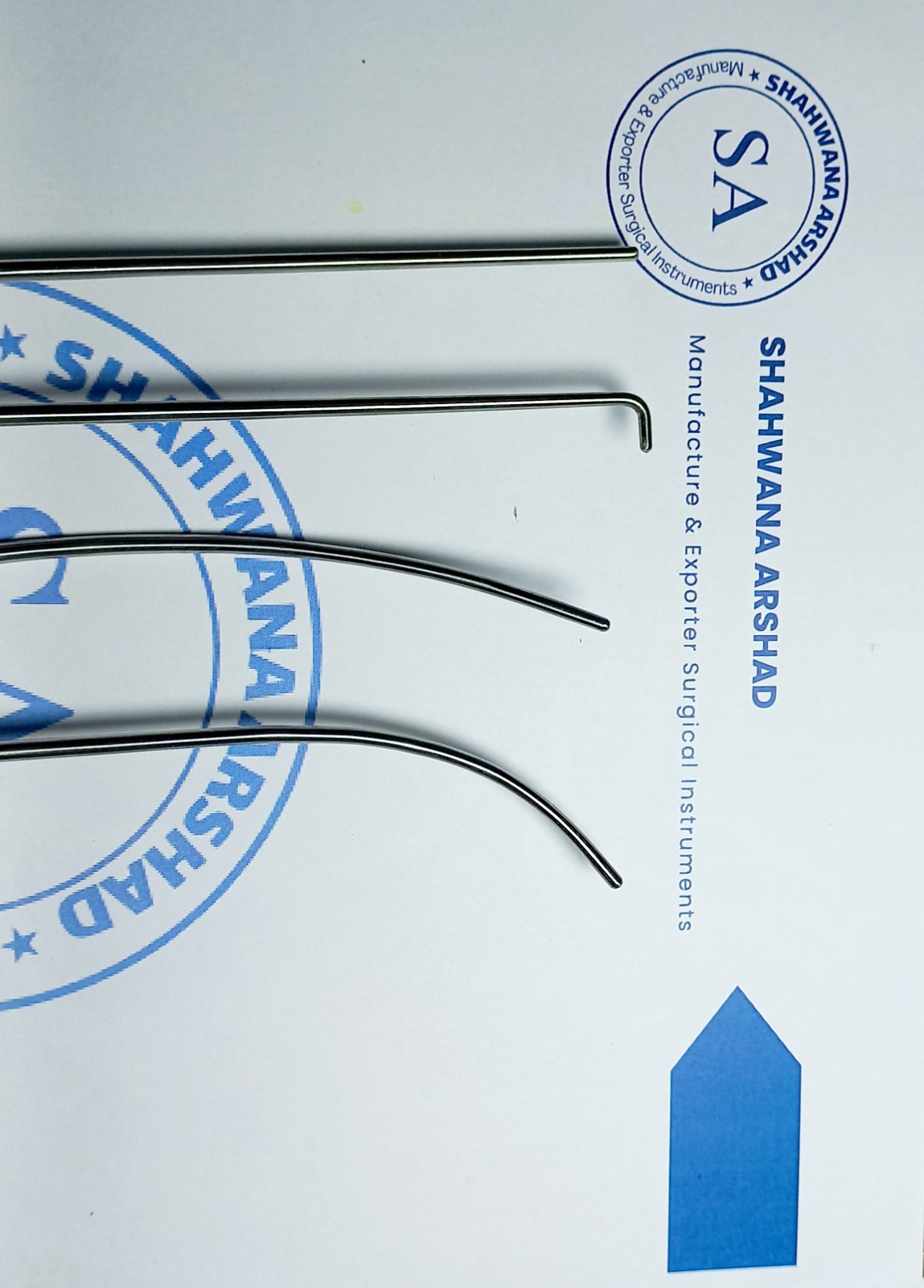Gliding Brow Lift Dissectors Forehead Face Lift Plastic Surgery Instruments 4PCS