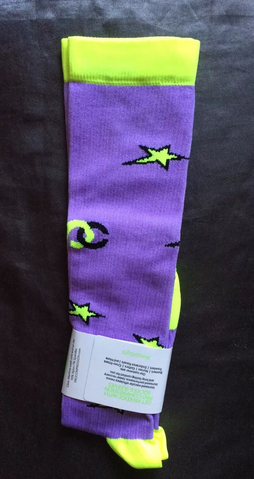 Pro Compression Performance Socks Size S/M Unisex Socks. Made In USA