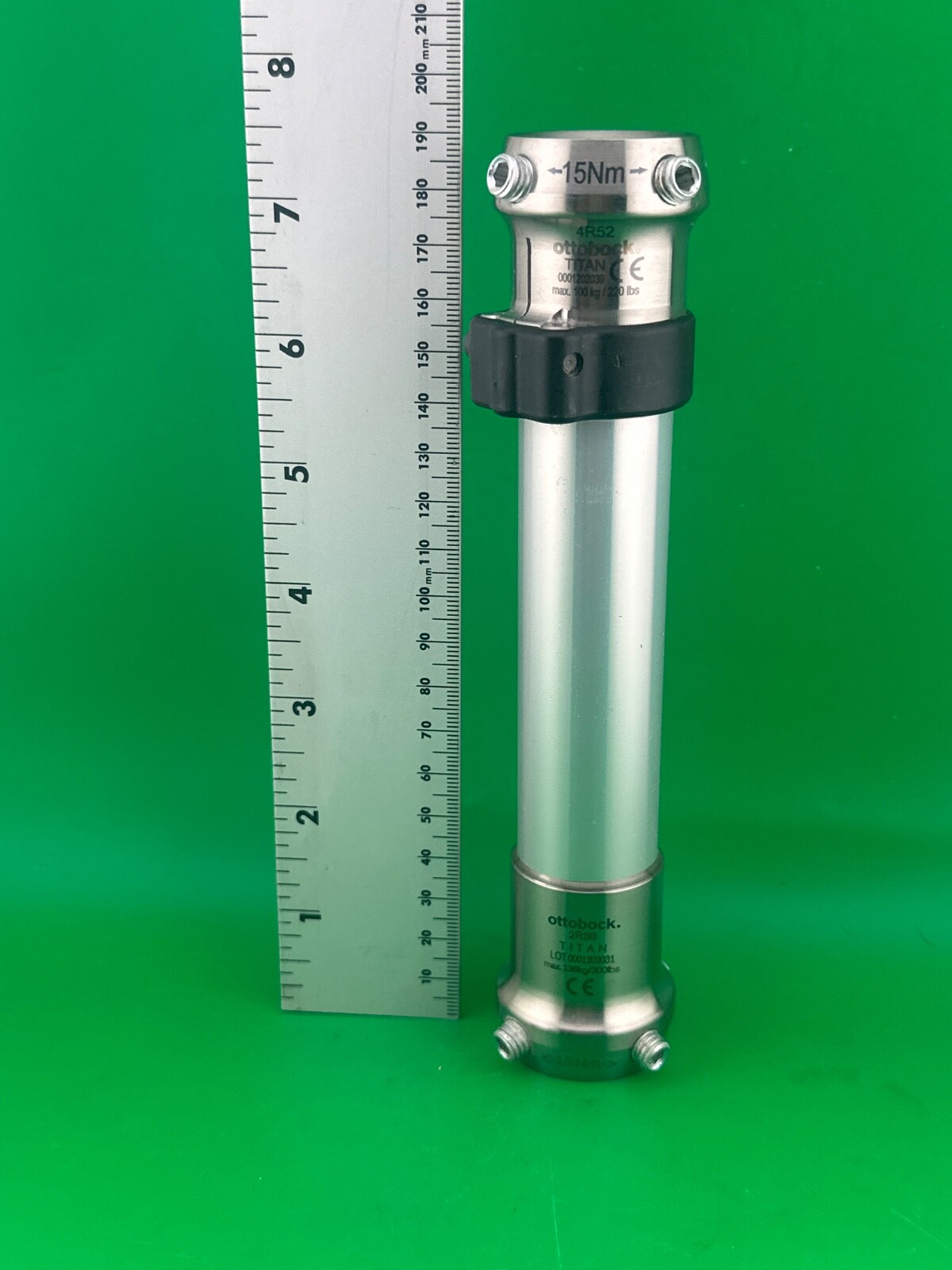 OTTOBOCK Otto bock 4R52 & 2R38 pylon tube clamp prosthetic parts titanium