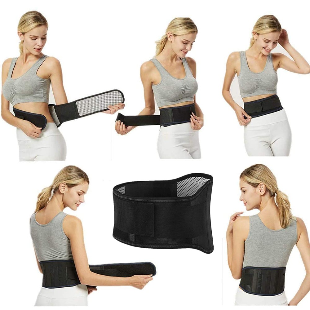 Adjustable Lower Back Brace Lumbar Support Waist Belt For Men Women Pain Relief