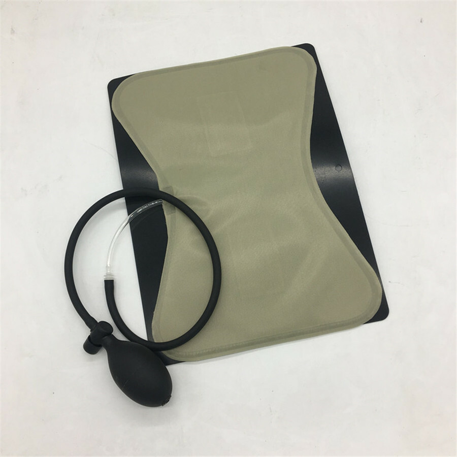 Air Pressure Support Cushion Pillow Lumbar Kits w/Hand Pump Fit For Car Seat