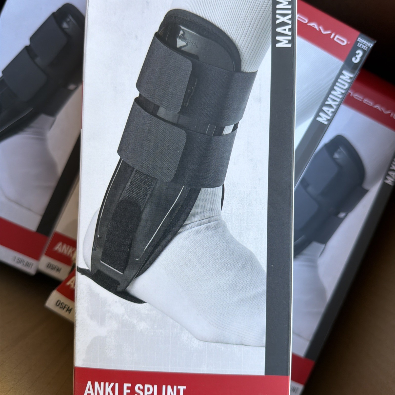 New! McDavid ankle splint OSFM level 3 for moderate/ severe ankle sprain