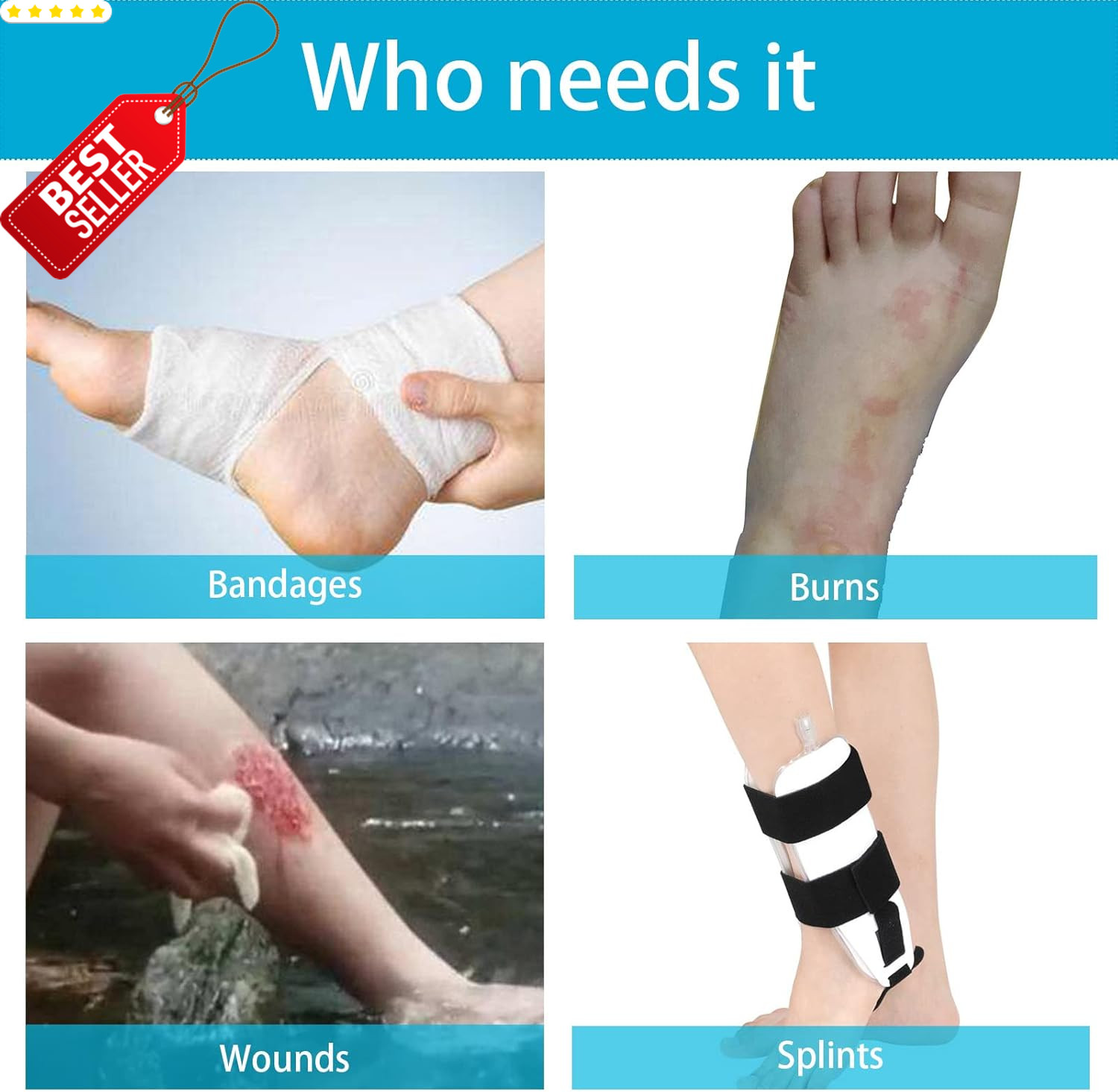 Waterproof Leg Cast Cover Shower Reusable Adult Short Leg Protector Foot – US