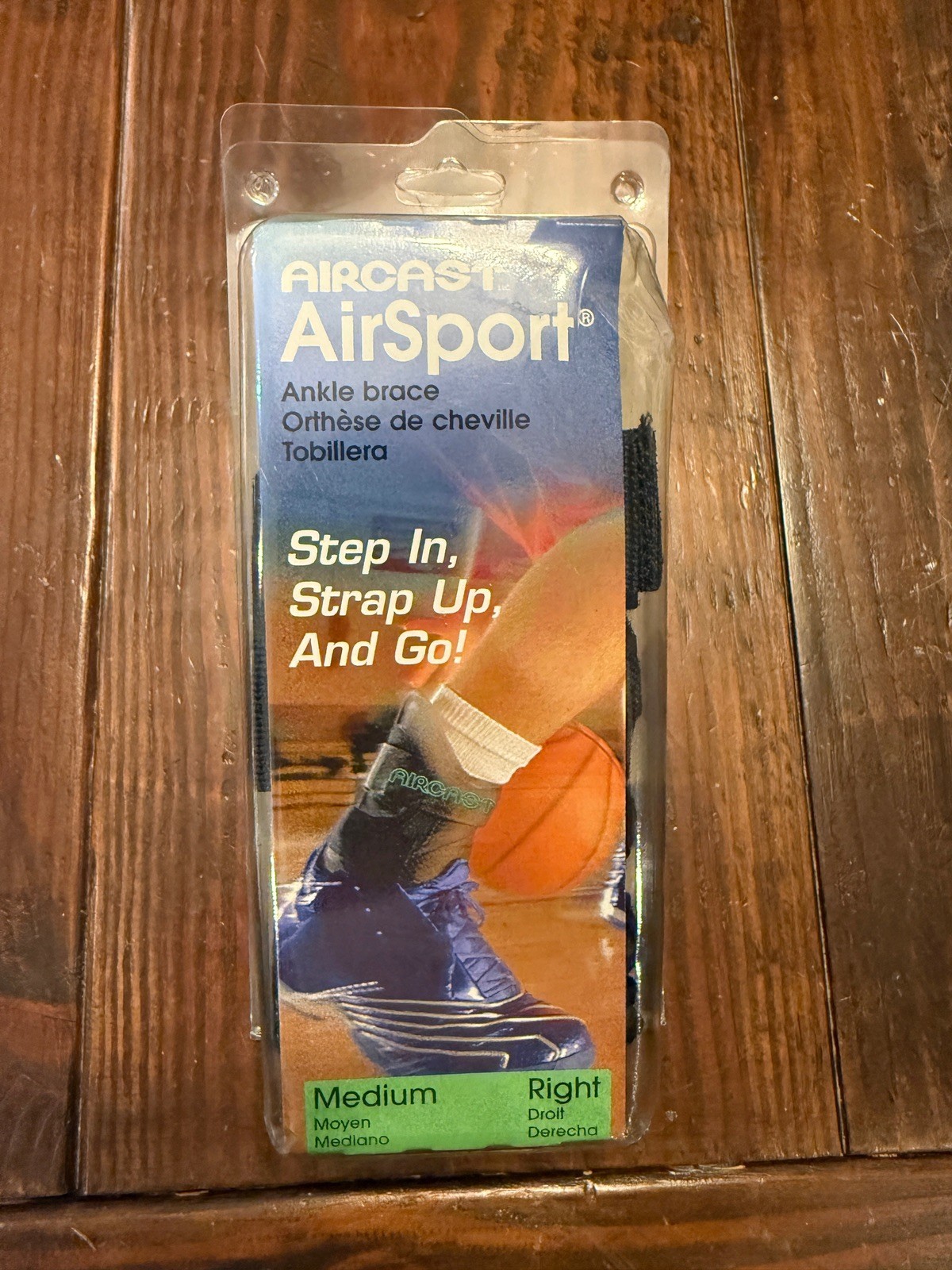 NEW Aircast Airsport Medium Right Ankle Brace 02MMR SEALED Black