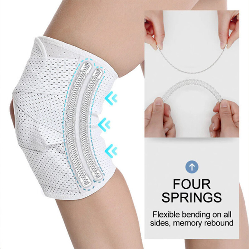 Knee Brace Compression Sleeve Patella Support Arthritis Joint Pain Relief Wrap