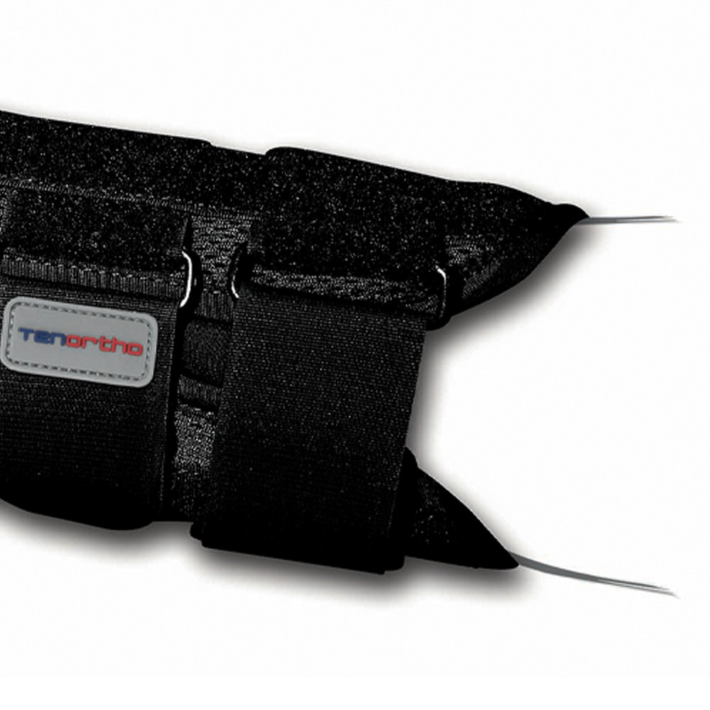 Tenortho Drypol II Left Fence Wristband with Thumb Grip Black