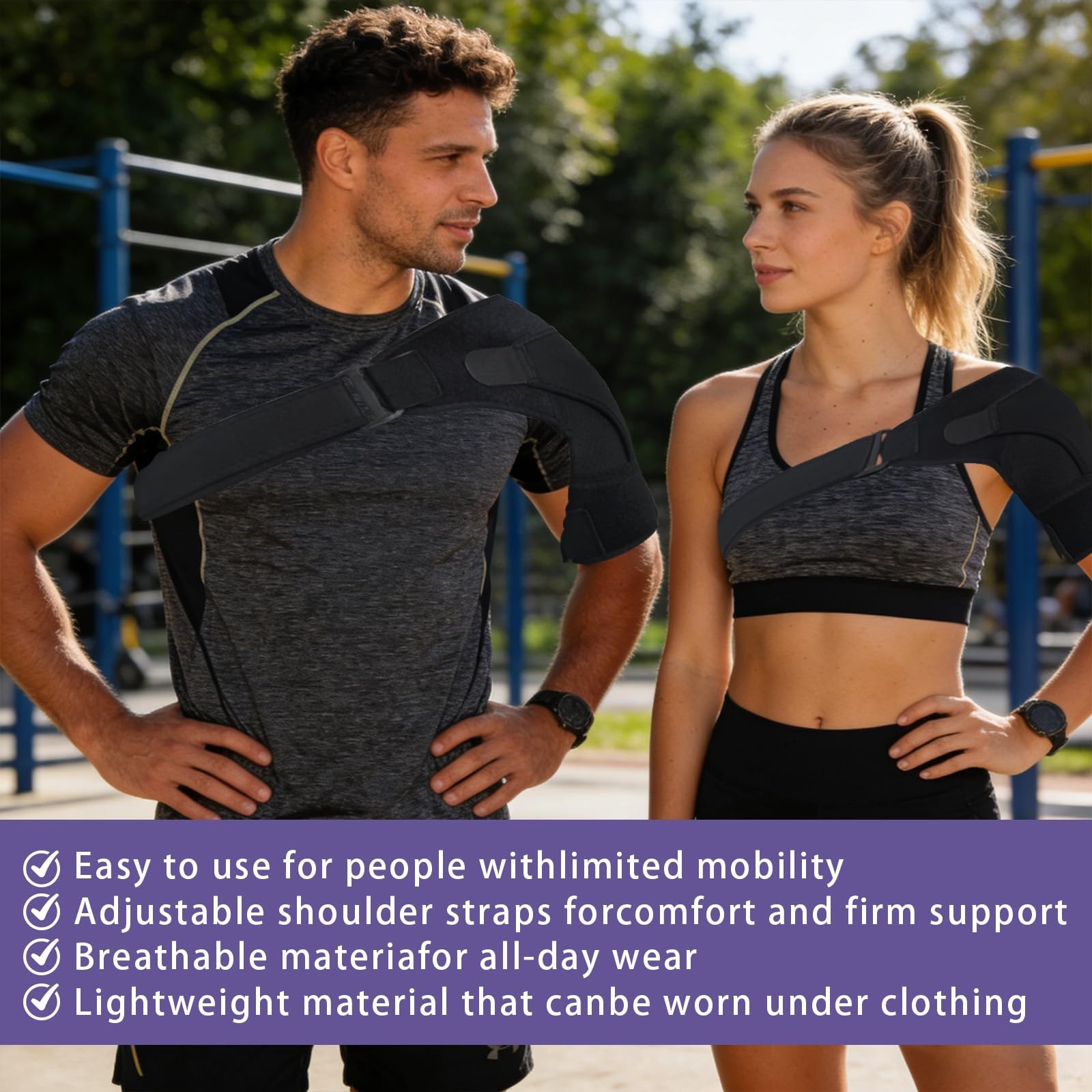 Shoulder Brace for Women, Rotator Cuff Shoulder Brace, Adjustable and Can be …