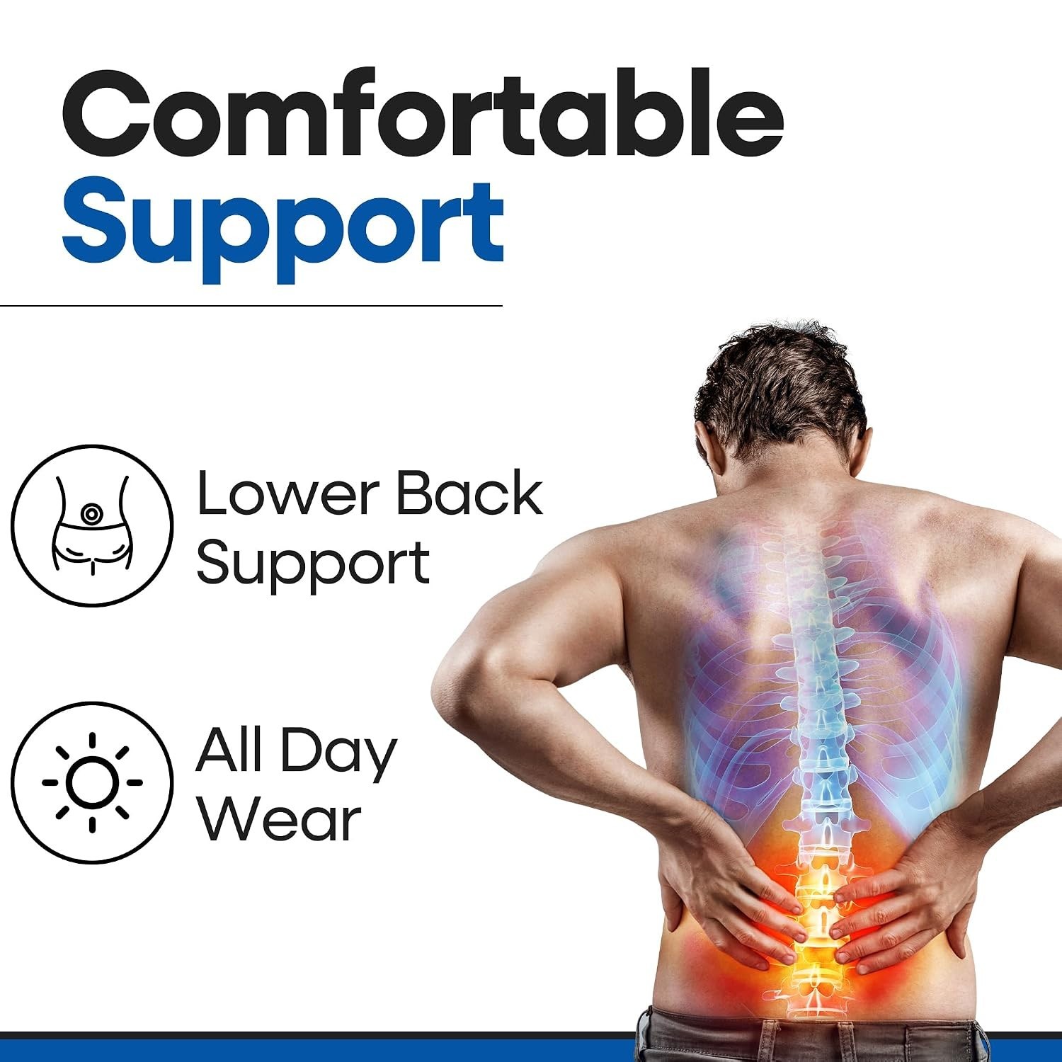 Breathable Hip Brace for Plus Size Sciatica Relief – Lightweight & Comfortable