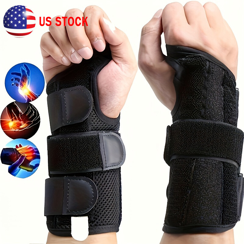 Adjustable Wrist Support Brace for Carpal Tunnel & Tendonitis Relief Wristband