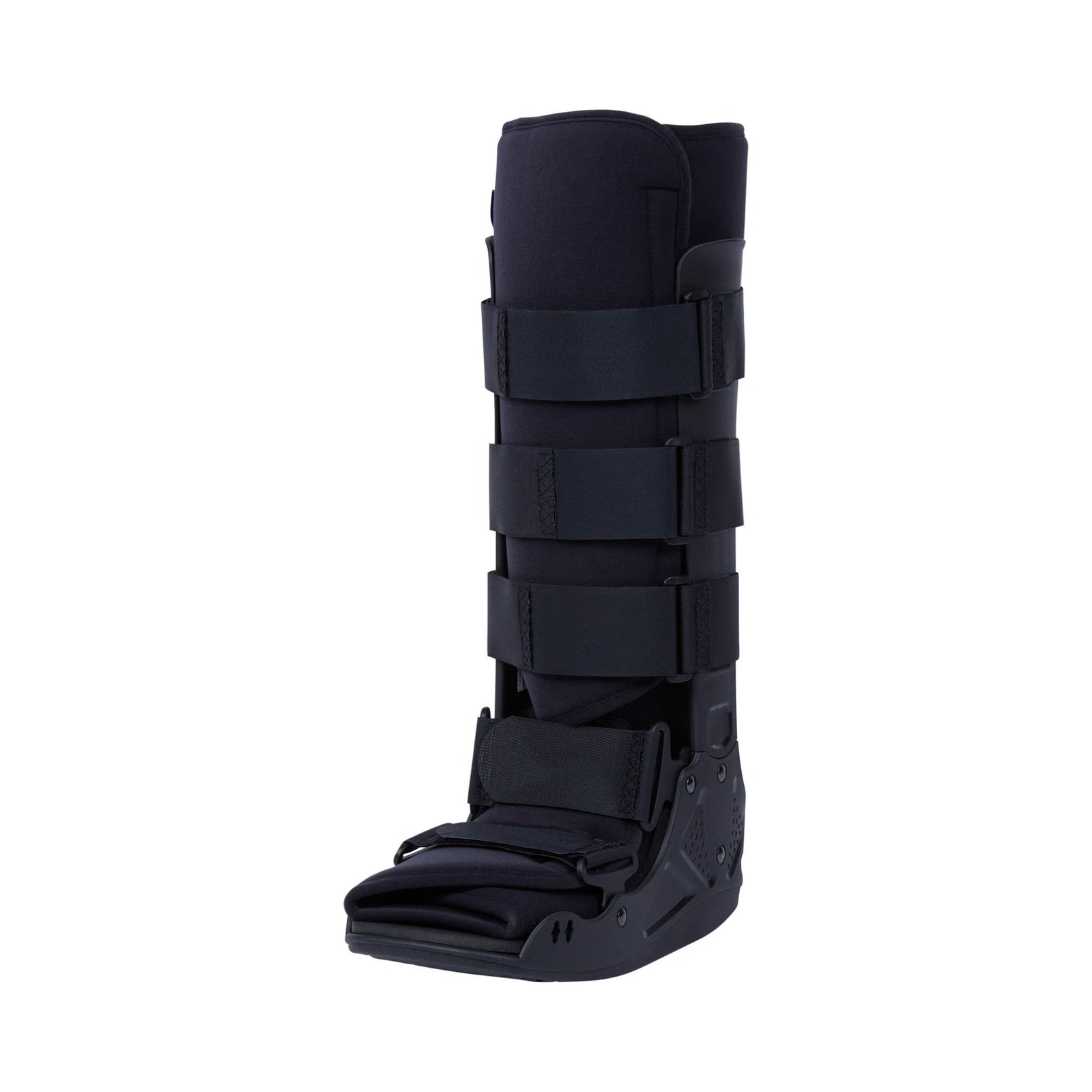 McKesson Black Walker Boot Large Hook and Loop for Either Foot 155-79-95497