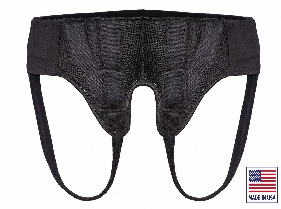 AT Surgical Double Inguinal Hernia Truss and Support Straps Groin Belt with Band