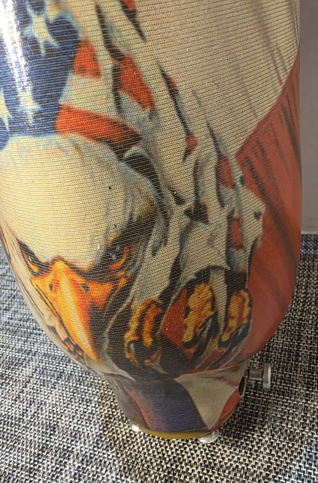 Prosthetic Socket Below Knee Eagle Flag Graphic – Carbon Fiber