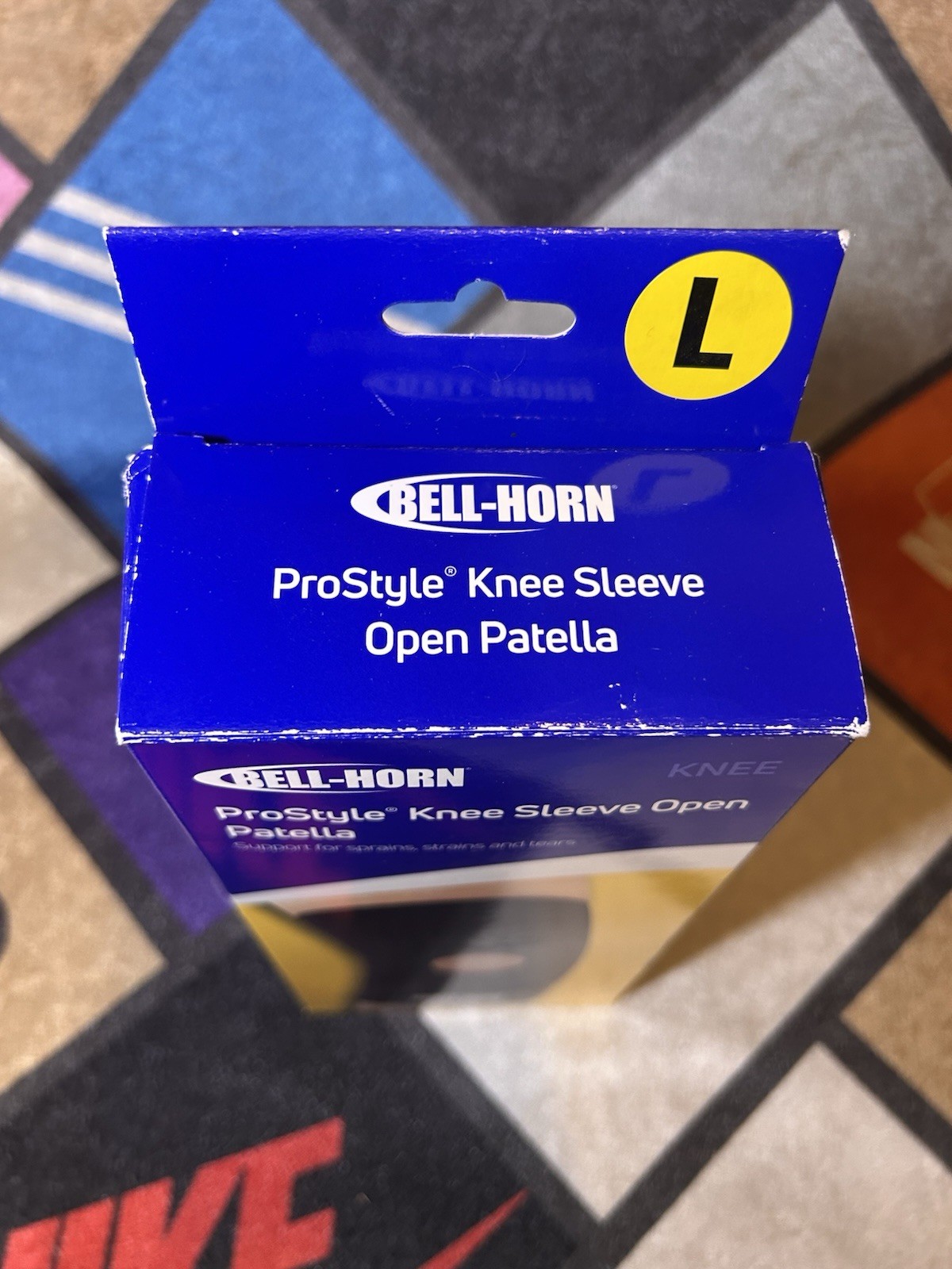 Bell-Horn Prostyle Knee Sleeve Open Patella, Size Large 15-17” 28-43 cm