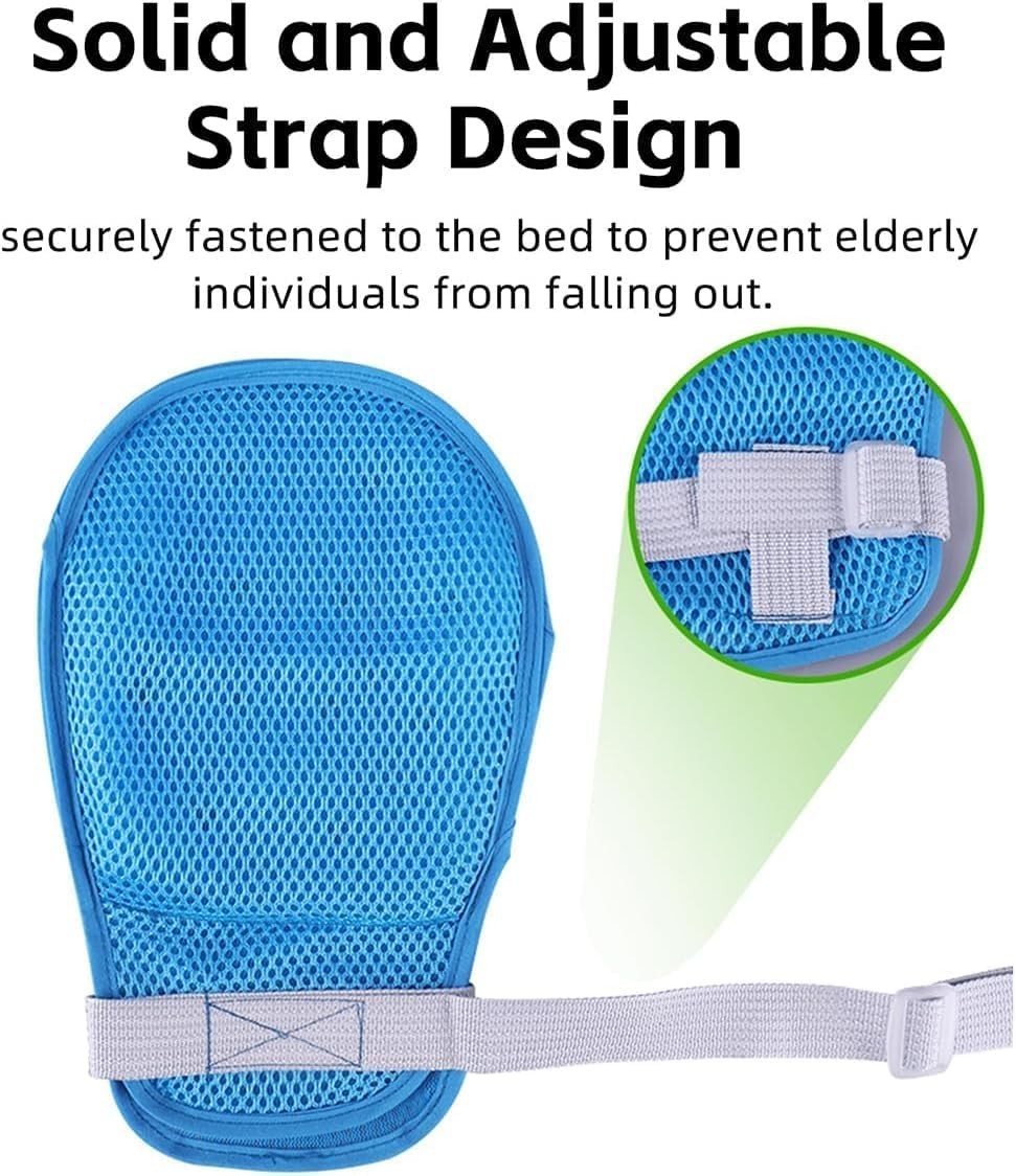 Restraint Gloves Mitts for Dementia & Alzheimer’s Patients – Soft Padded Safe…