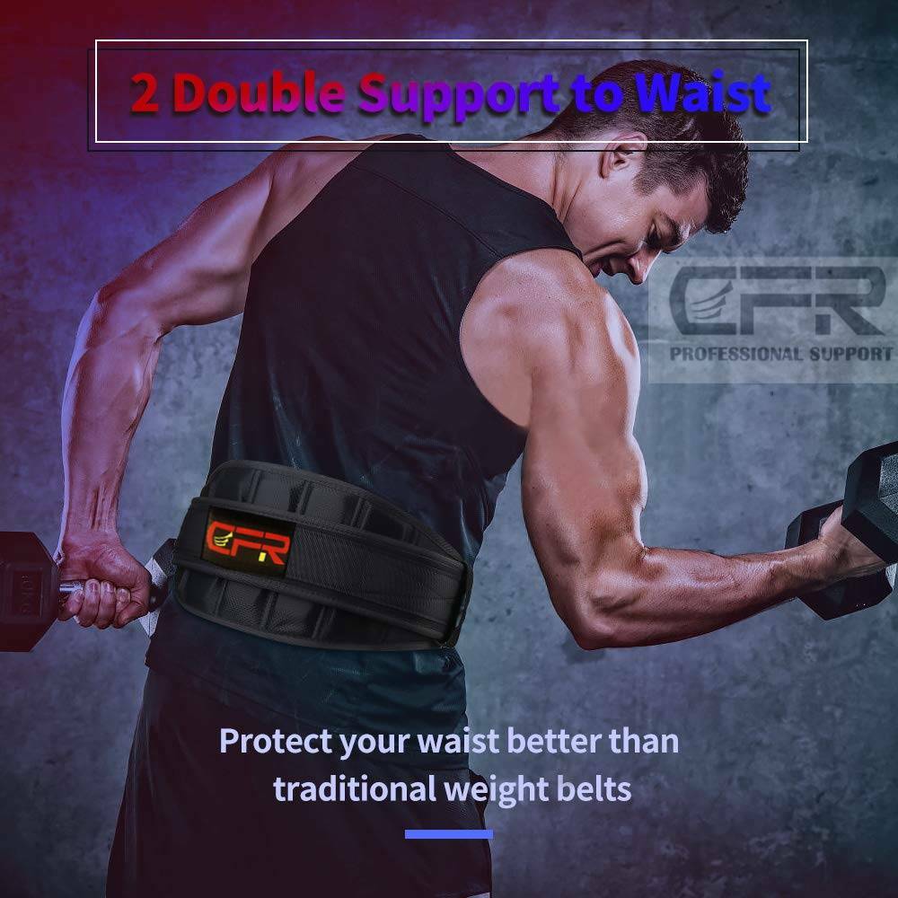 Adjustable Lumbar Support Lower Waist Back Belt Brace Posture Pain Gym Men Women