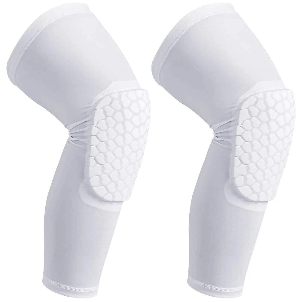 Basketball Knee Pads Protector Compression Sleeve Honeycomb Foam Brace Fitness