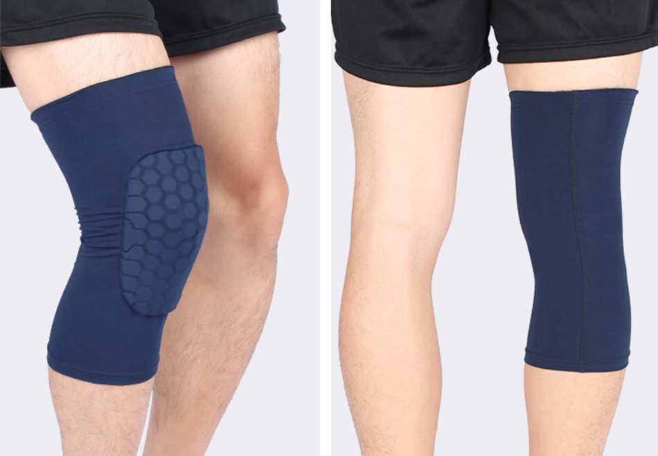 Crashproof Protective Gear Youth Men Basketball Knee Pads Compression Leg Sleeve