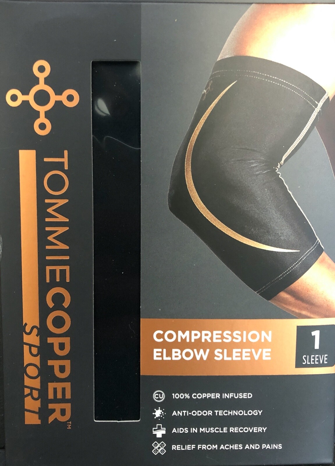 Tommie Copper Sport Compression Elbow Sleeve Brace Joint Elbow Pain S/M & L/XL