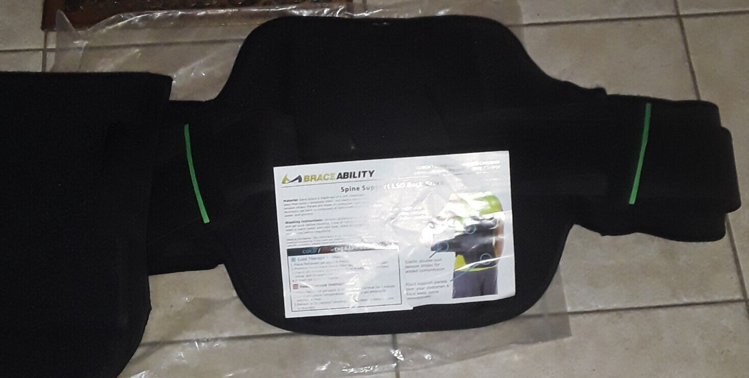 brace ability BRACEABILITY SPINE SUPPORT LSO BACK BRACE 03B09 4XL