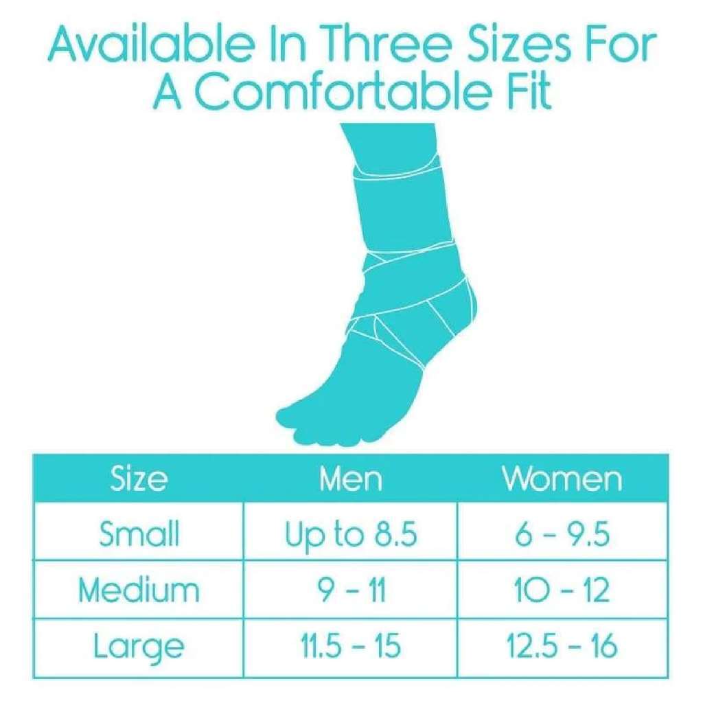 VIVE Laced Ankle Brace Black Large