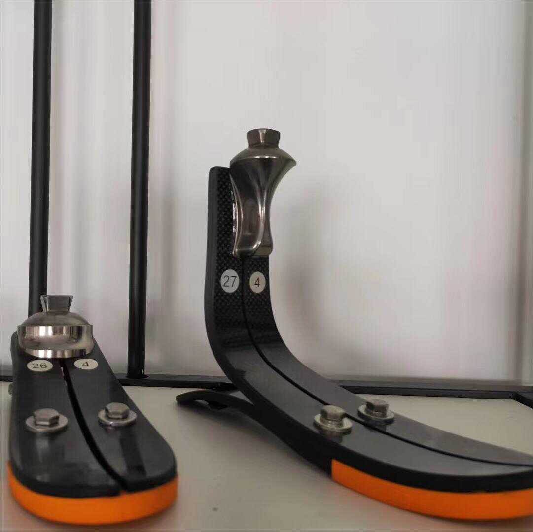 Carbon Fiber Prosthetic Foot Kit w/ Shell, Sock & Forefoot Pad 22-28cm L/R