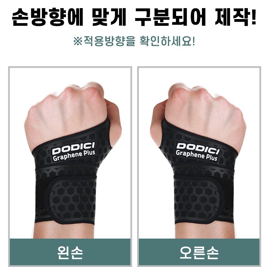 DODICI Sports Wrist Brace Elastic Guards Breathable Safty Korea Made Patent
