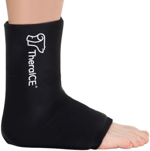 TheraICE Ankle Ice Pack Wrap, Achilles Tendonitis Brace, Plantar Fasciitis | …