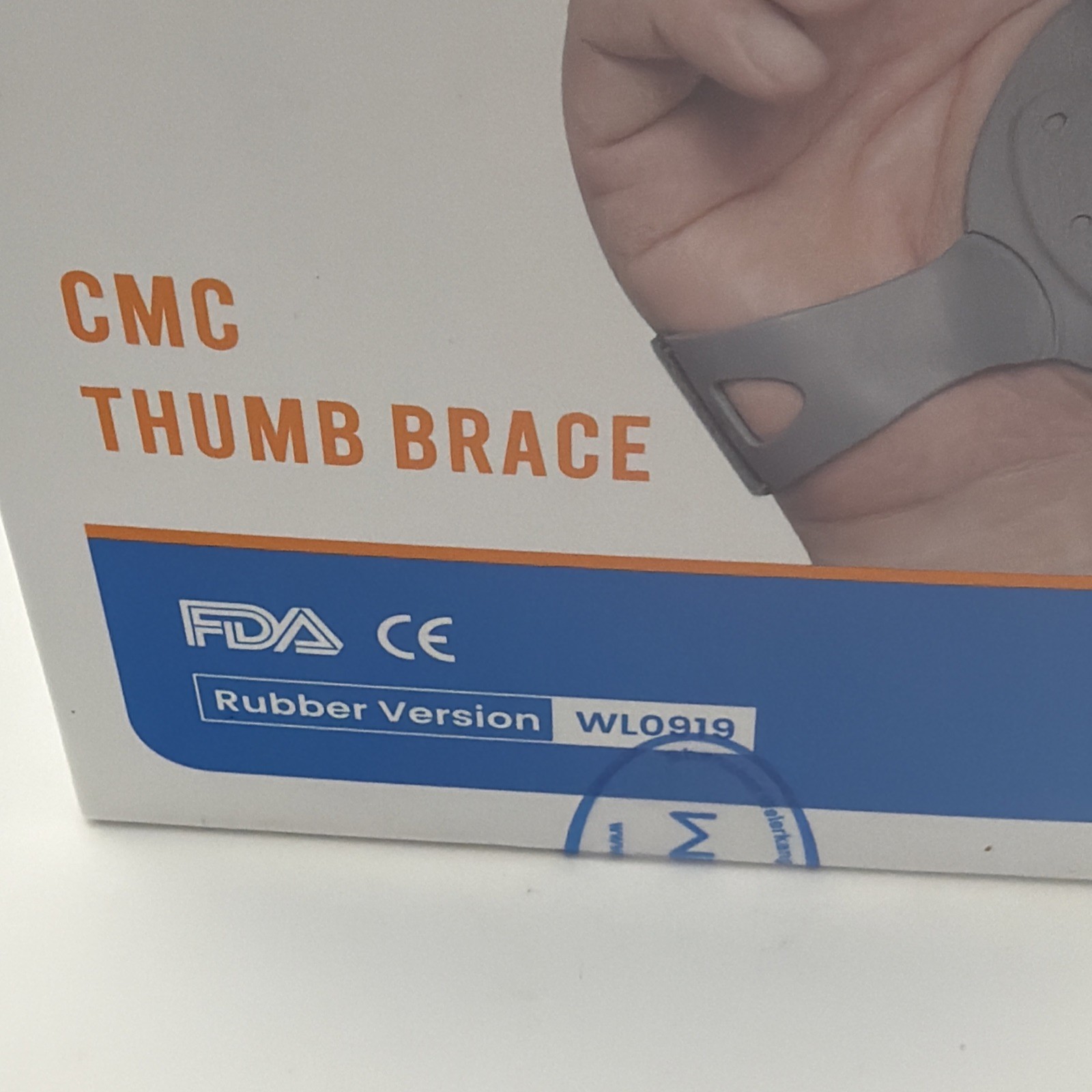 Willcom CMC Thumb Brace RIGHT Hand SMALL Arthritis Osteoarthritis Pain Support