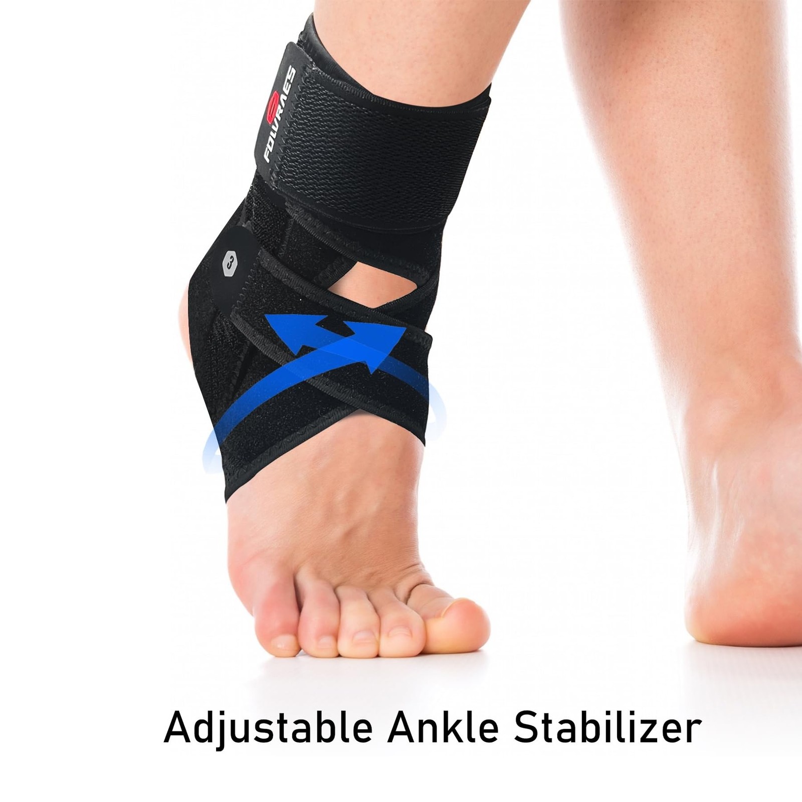 2 Pack Ankle Brace With Side Stabilizers,Ankle Sprain Brace for Men & Women I…