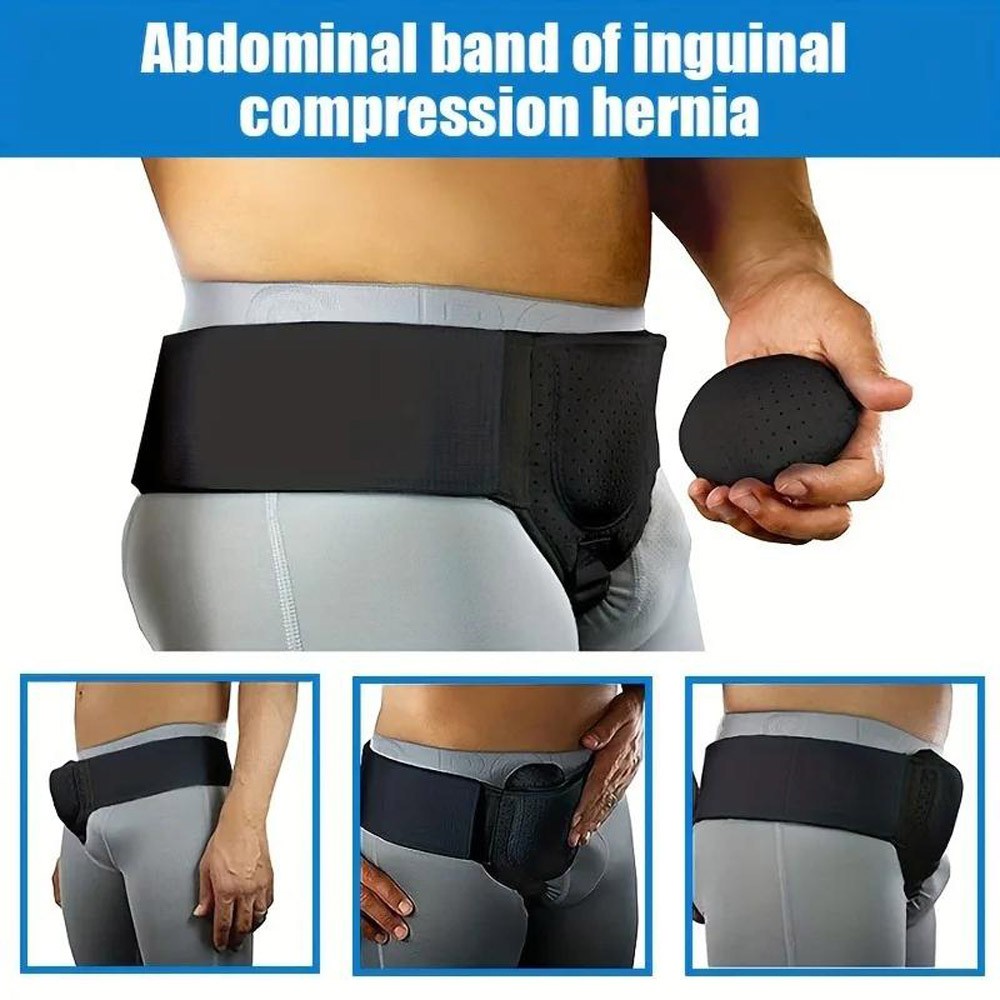Single Hernia Support Belt Inguinal Groin Hernia Pain Relief Truss Brace Unisex