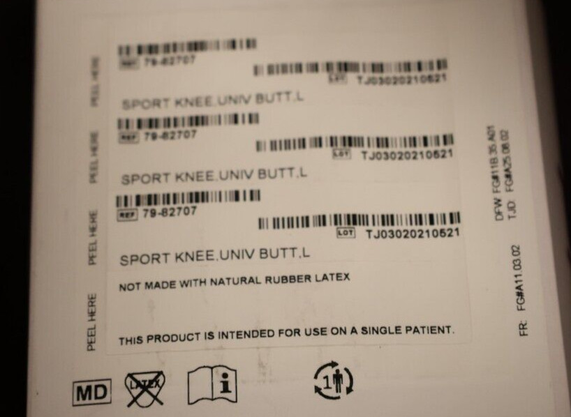 NEW | PROCARE SPORT KNEE, UNIV BUTT, LARGE | 79-82707
