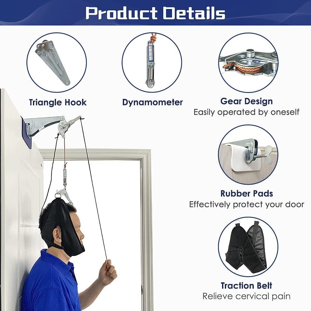 Neck Stretcher Cervical Traction Device Neck Pain Relief Hammock For Home Use