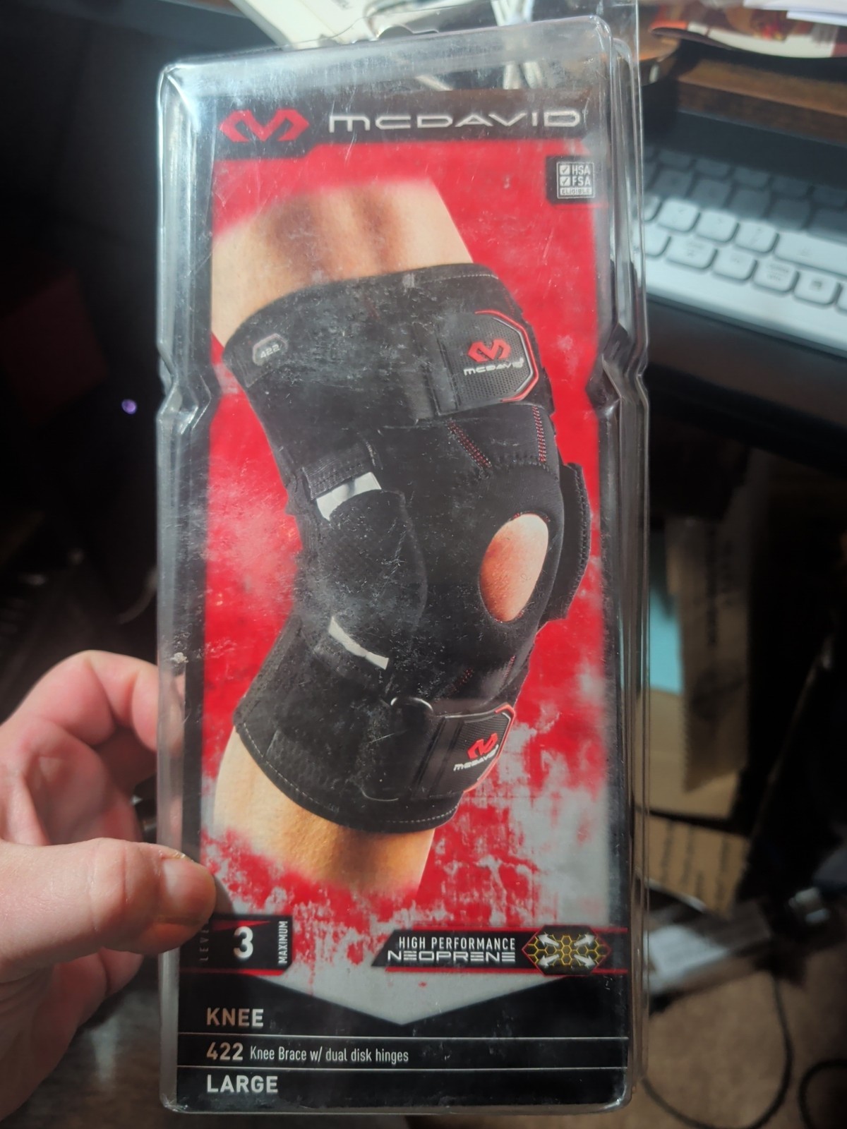 McDavid 422 Dual Disc Hinged Knee Brace