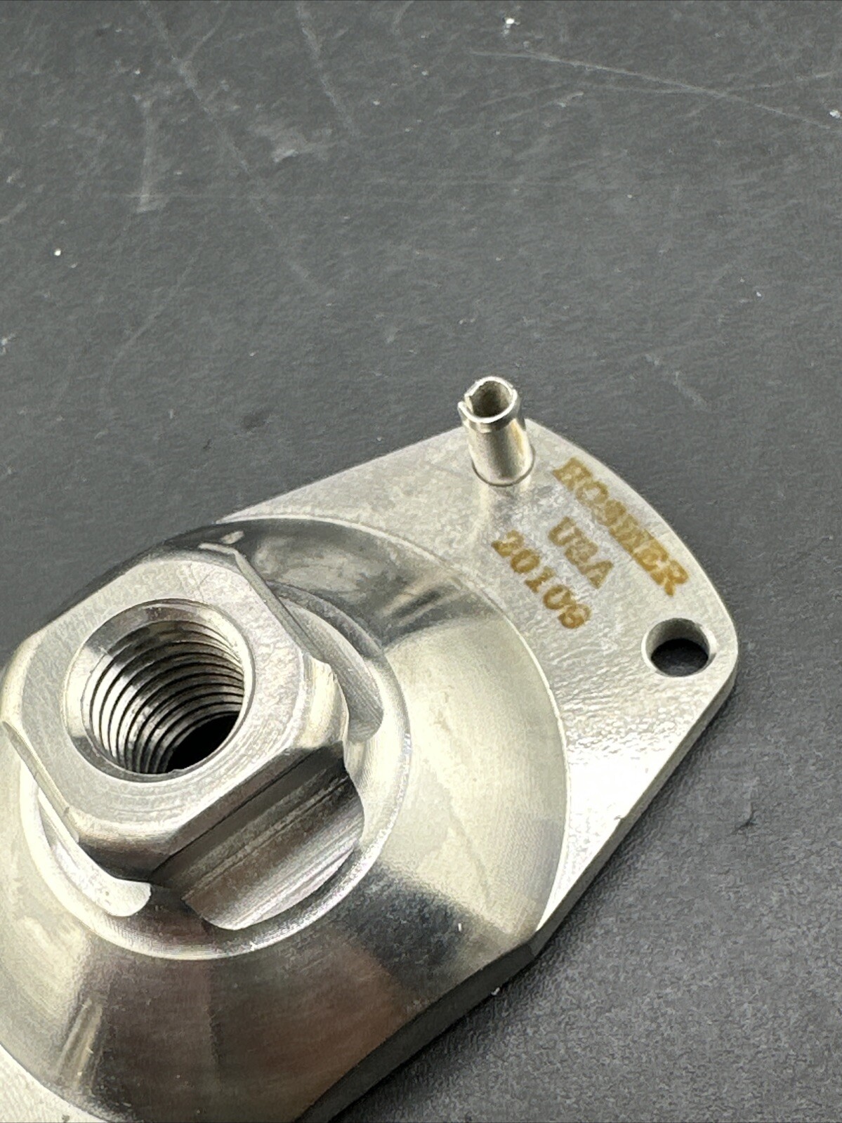 Prosthetic component part, Titanium Hosmer Sach Foot Adapter W/out Bolt. New