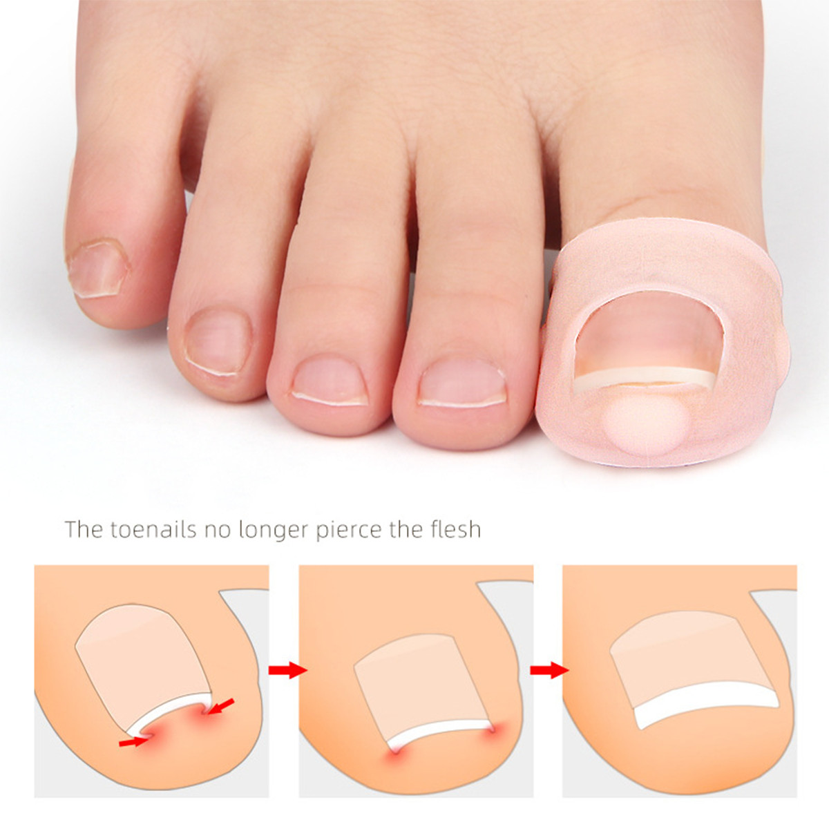 Big Toe Protectors Silicone Toe Caps To Cushion Toe Blister Corn Callus Walking