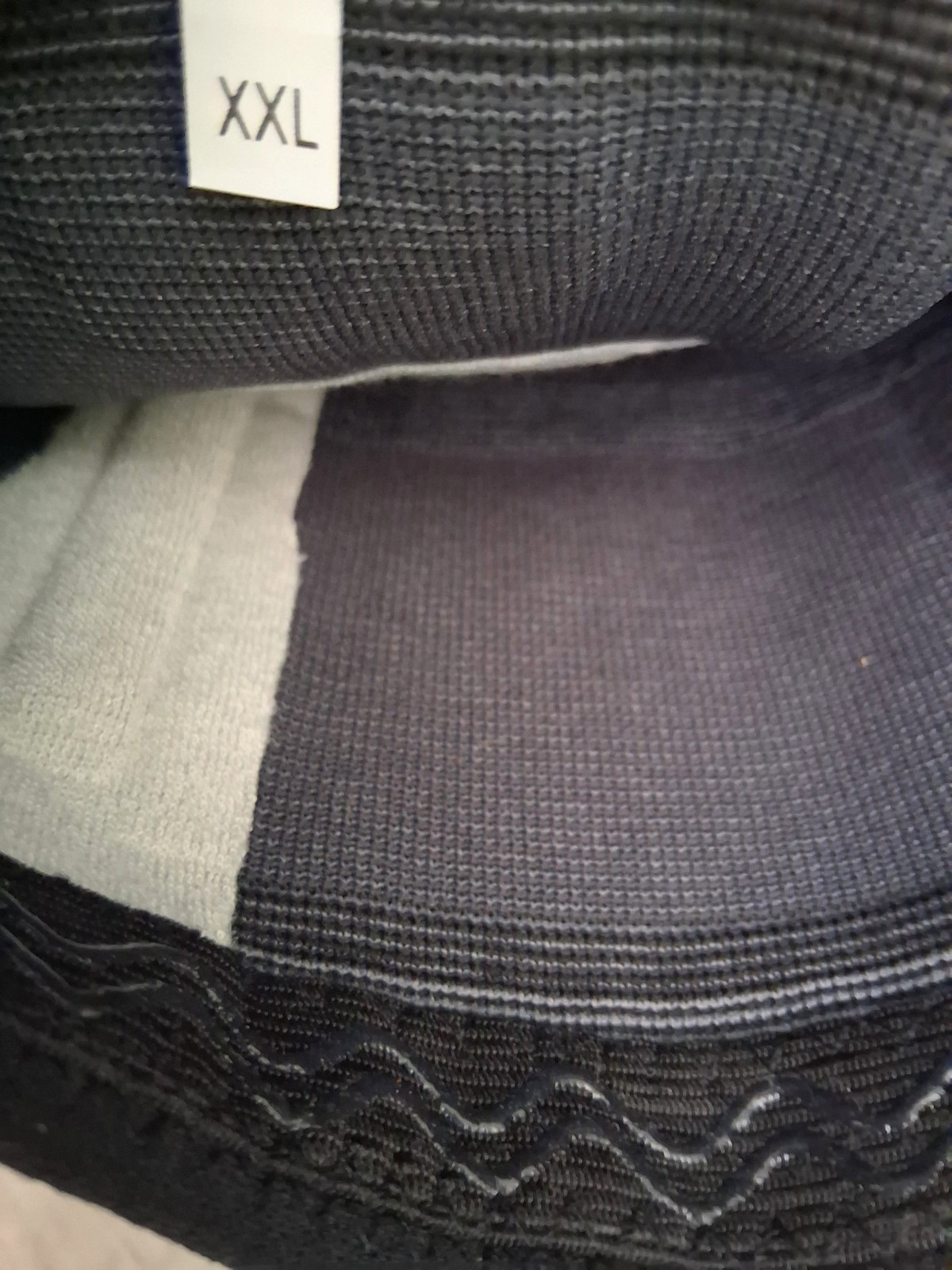 Techware Pro Compression Knee Sleeve Black/Gray XX-Large