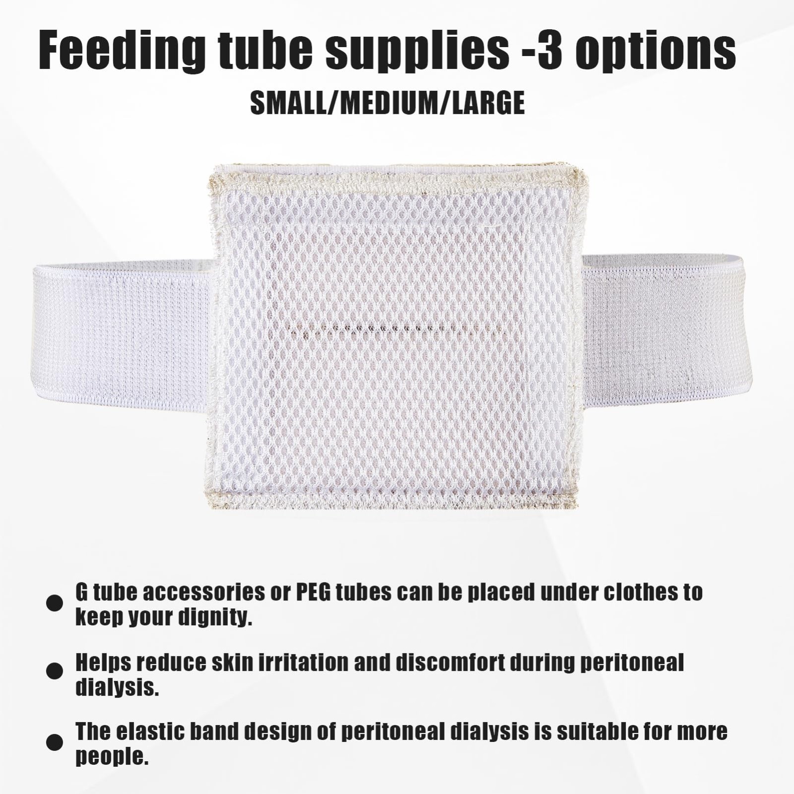 Breathable Gastrostomy G Tube Belt for Comfort & Concealment – Dialysis Accessor