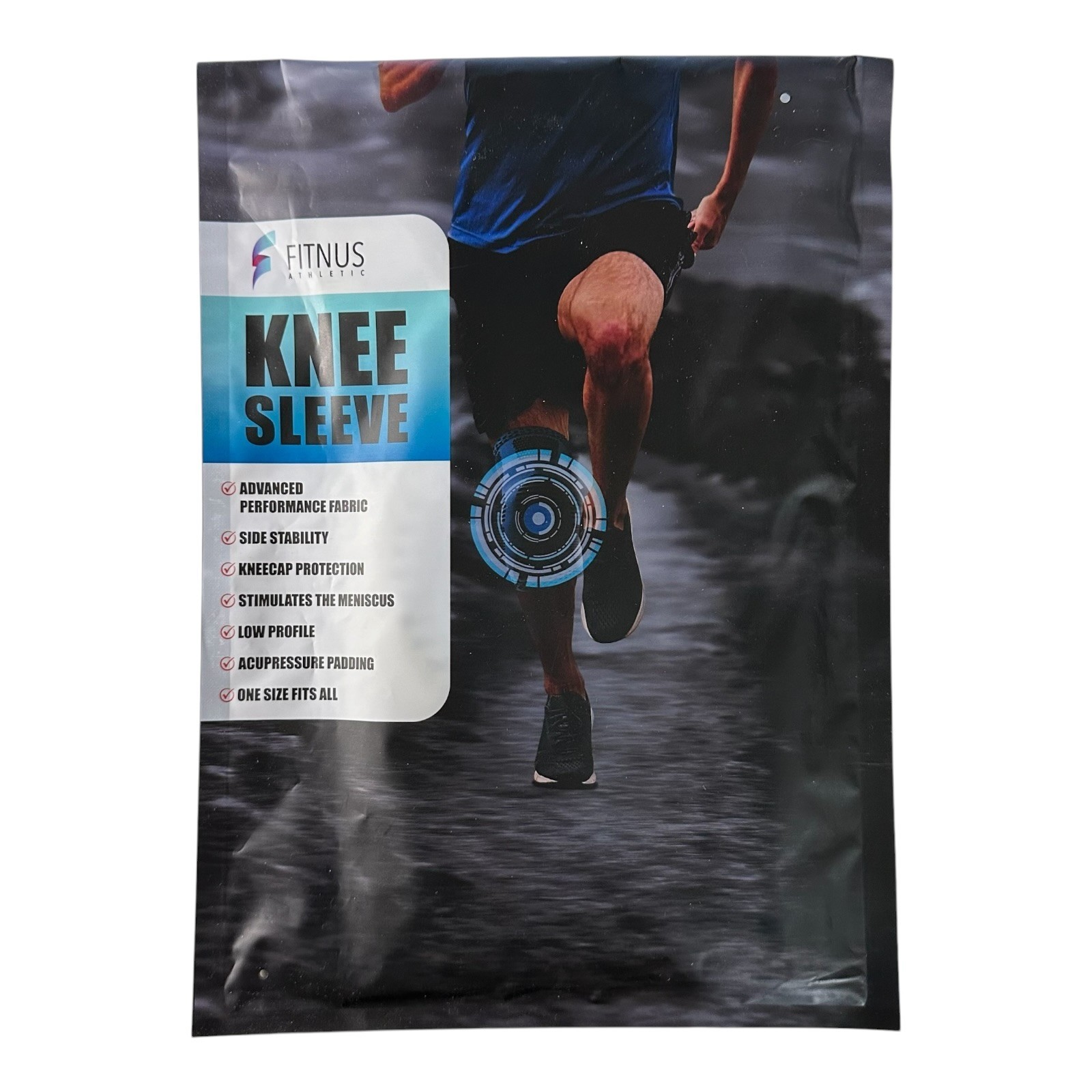 Fitnus Athletic Knee Sleeve Compression Support One Size New