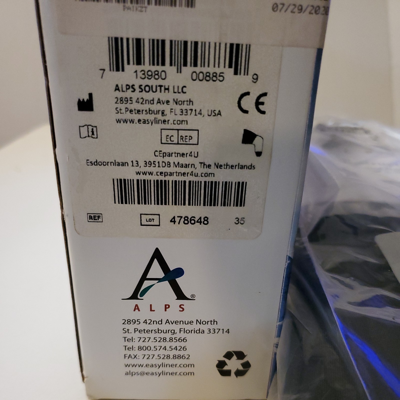 Alps Superior Performance Prosthetic Sleeve SFP24-3. 3mm Thickness. New. Size 24