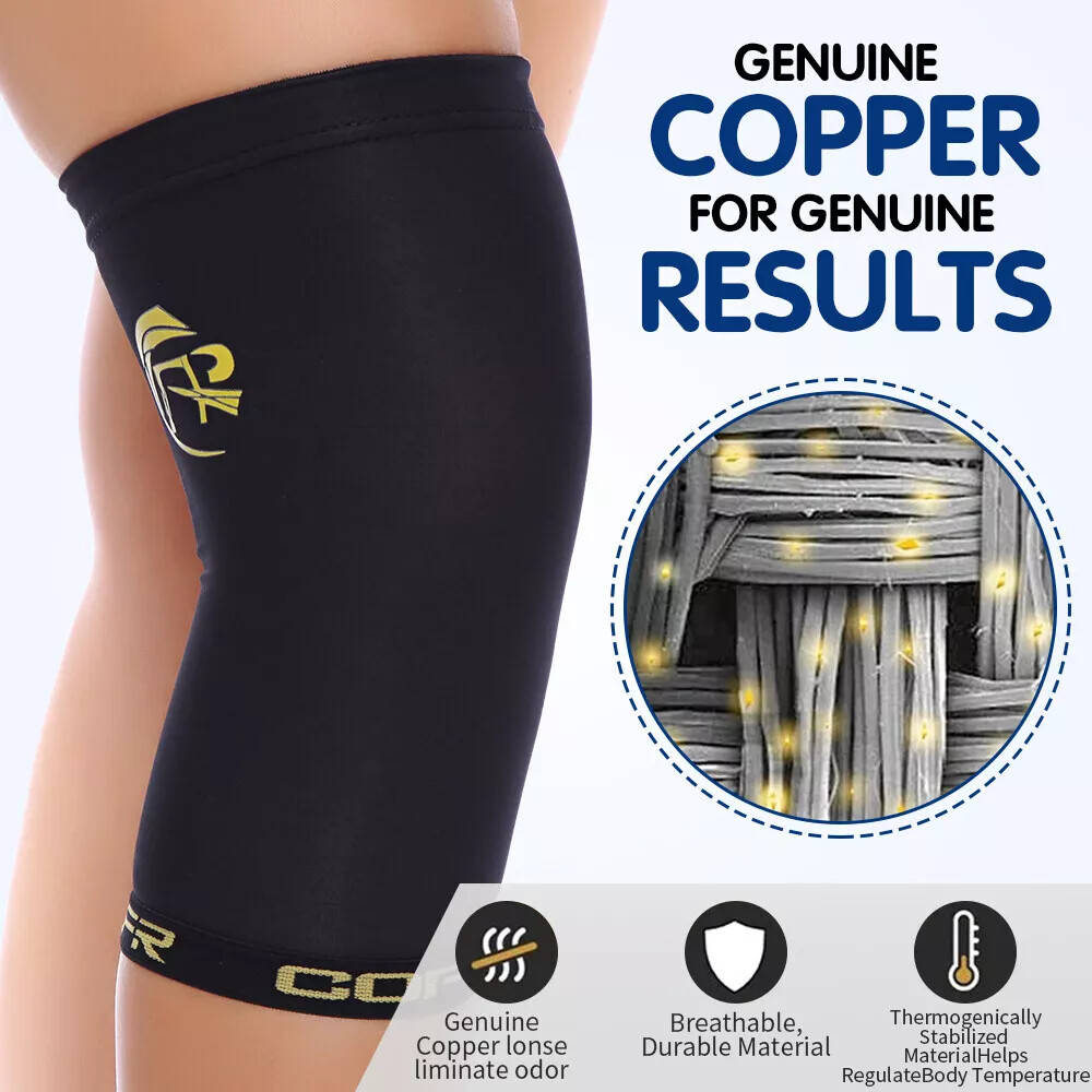 Copper Knee Support Brace for Copper Knee Compression Sleeve Kneecap Sports Gym
