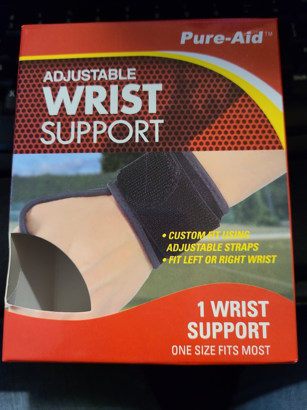PURE AID * ADJUSTABLE WRIST SUPPORT * ADJUSTABLE STRAPS~ BRAND NEW