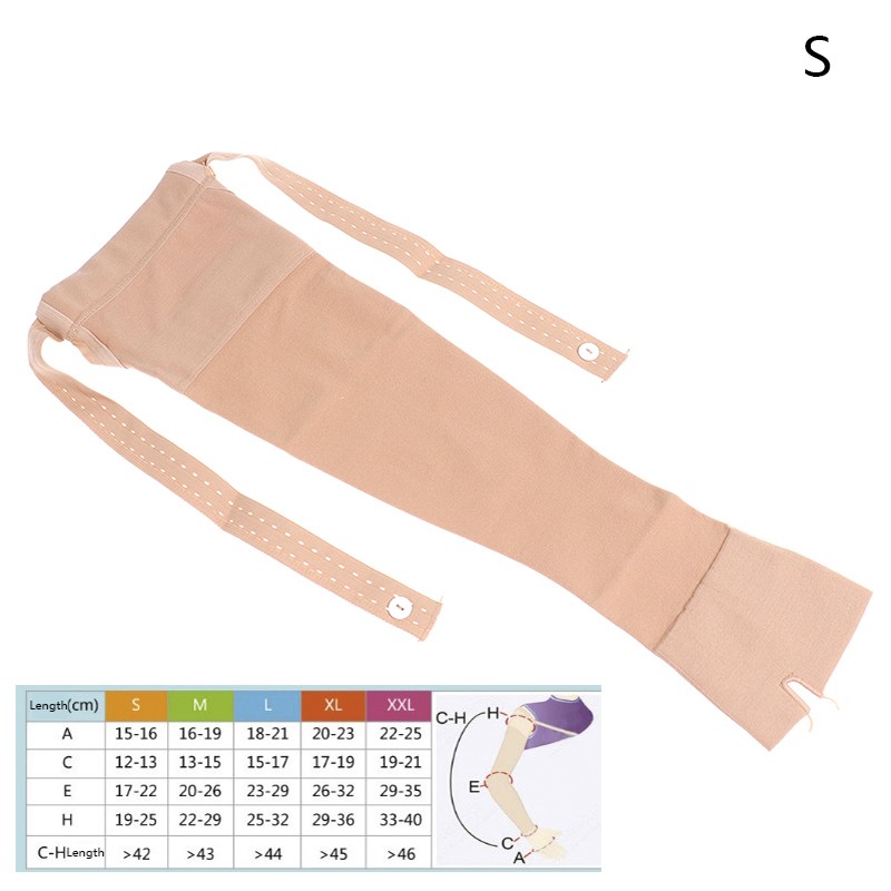 Post Mastectomy Compression Sleeve Elastic Arm Anti Swelling Lymphedema Sleeve~
