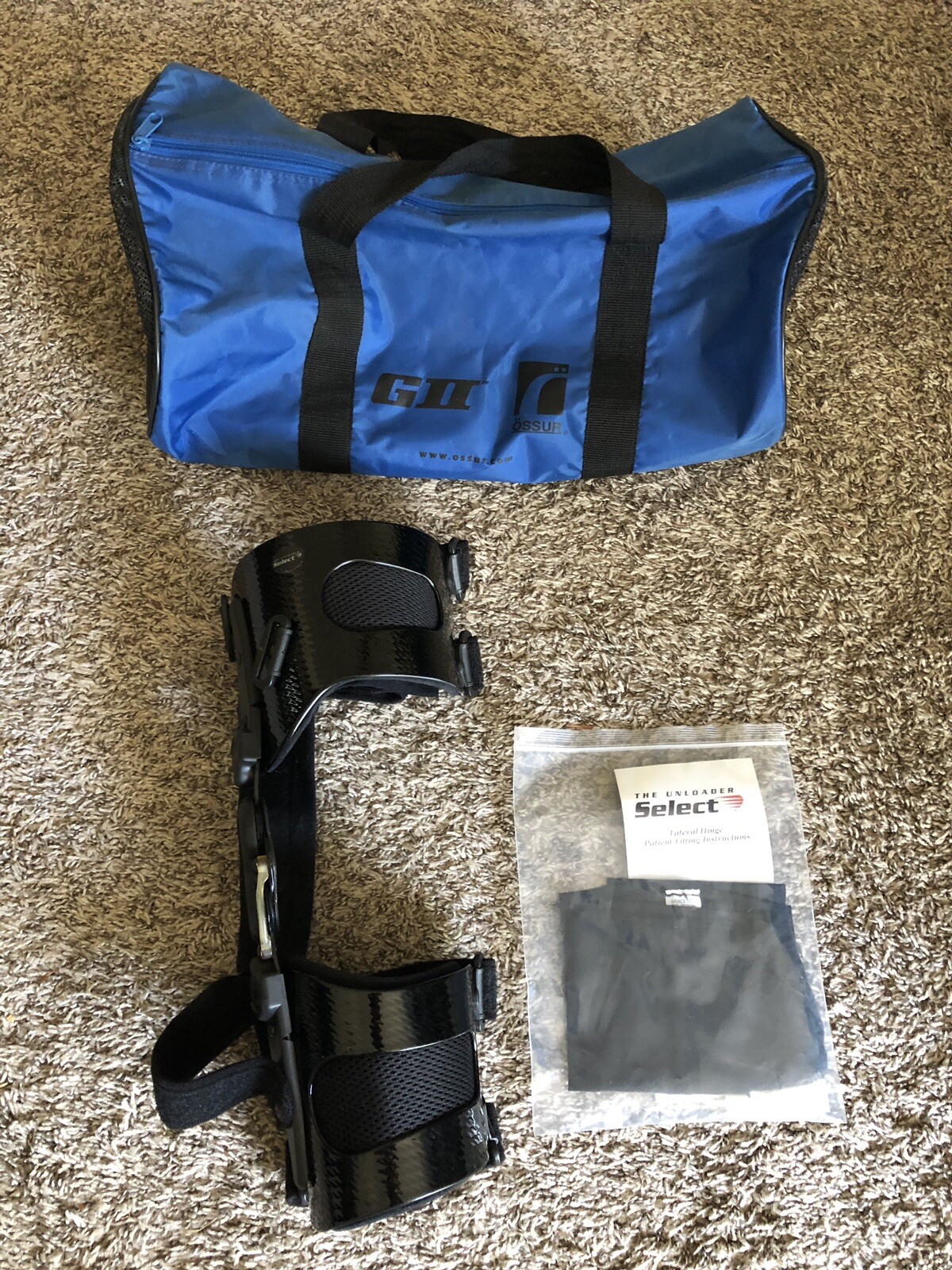 Ossur Select Go Knee Brace With Bag And Manual