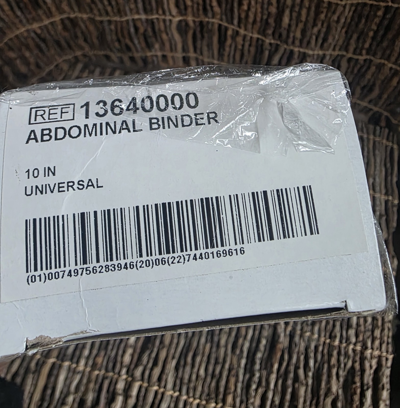 DeRoyal 10 in Universal Abdominal Binder 1364000 36-42″ Open Box