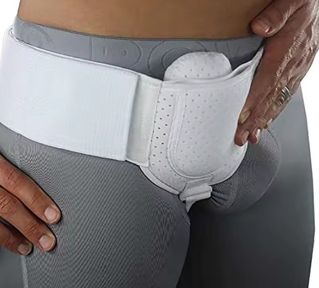 Inguinal Hernia Belt Men Post Surgery Support Truss Groin Adjustable Straps Band